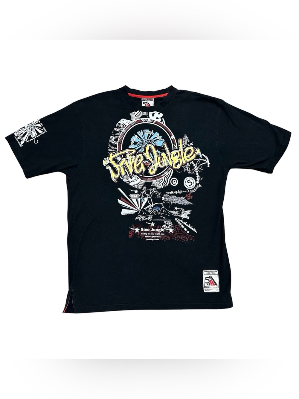 5ive Jungle & Co. Y2K Walk of Life graphic streetwear T-shirt size 2X